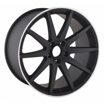 Aro Mercedes Benz en negro mate  